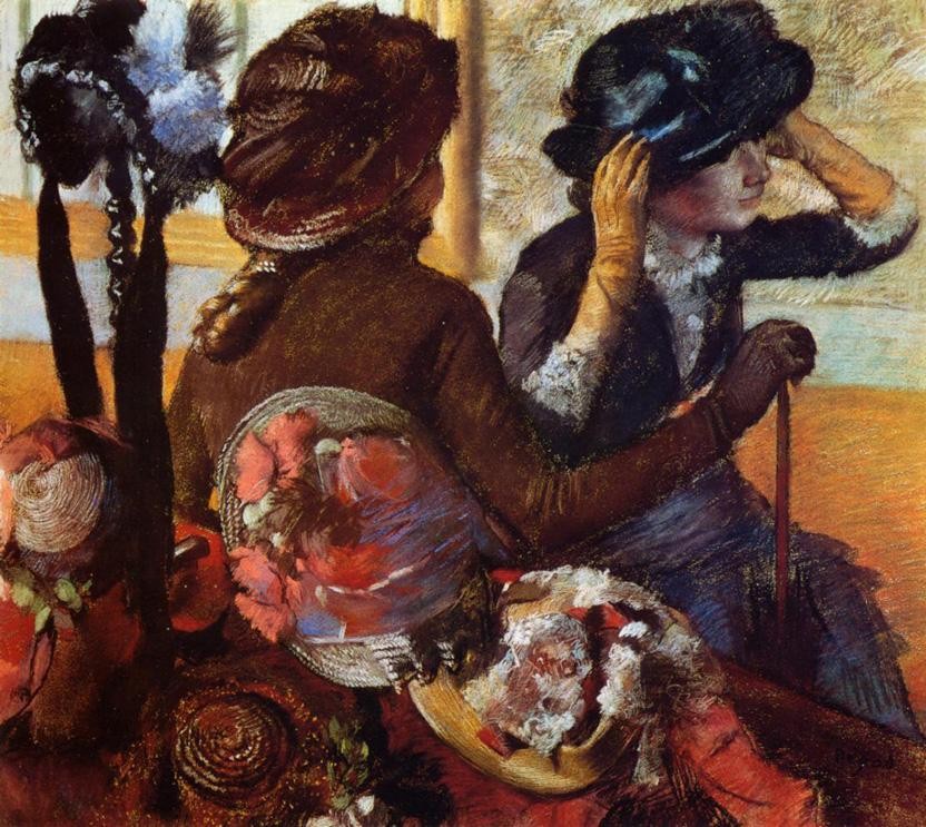 Edgar Degas At the Milliners